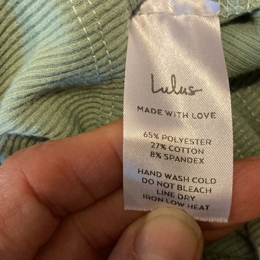 Lulu’s Ribbed Drawstring Bodycon Dress - Picture 4 of 5